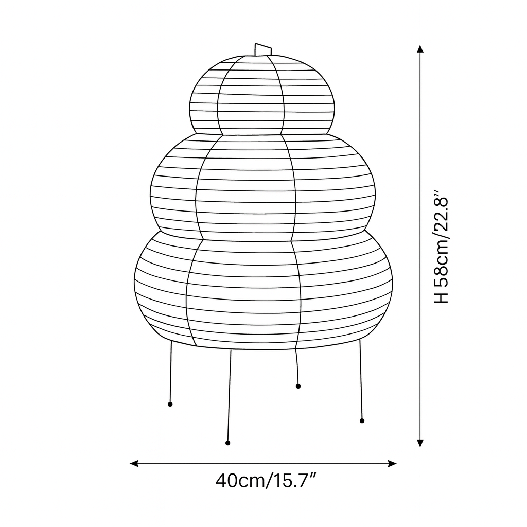 ORIGAMI | Lampe japonaise